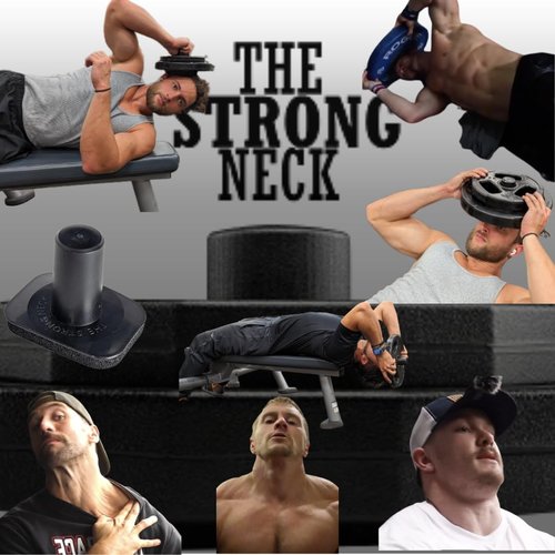 The Strong Neck - Neck STRENGTHENING Device - Neck Resistance Training - Neck Weight Lifting - Neck Toning - jawline - Cervical Trainer pad Neck Strengthener Harness