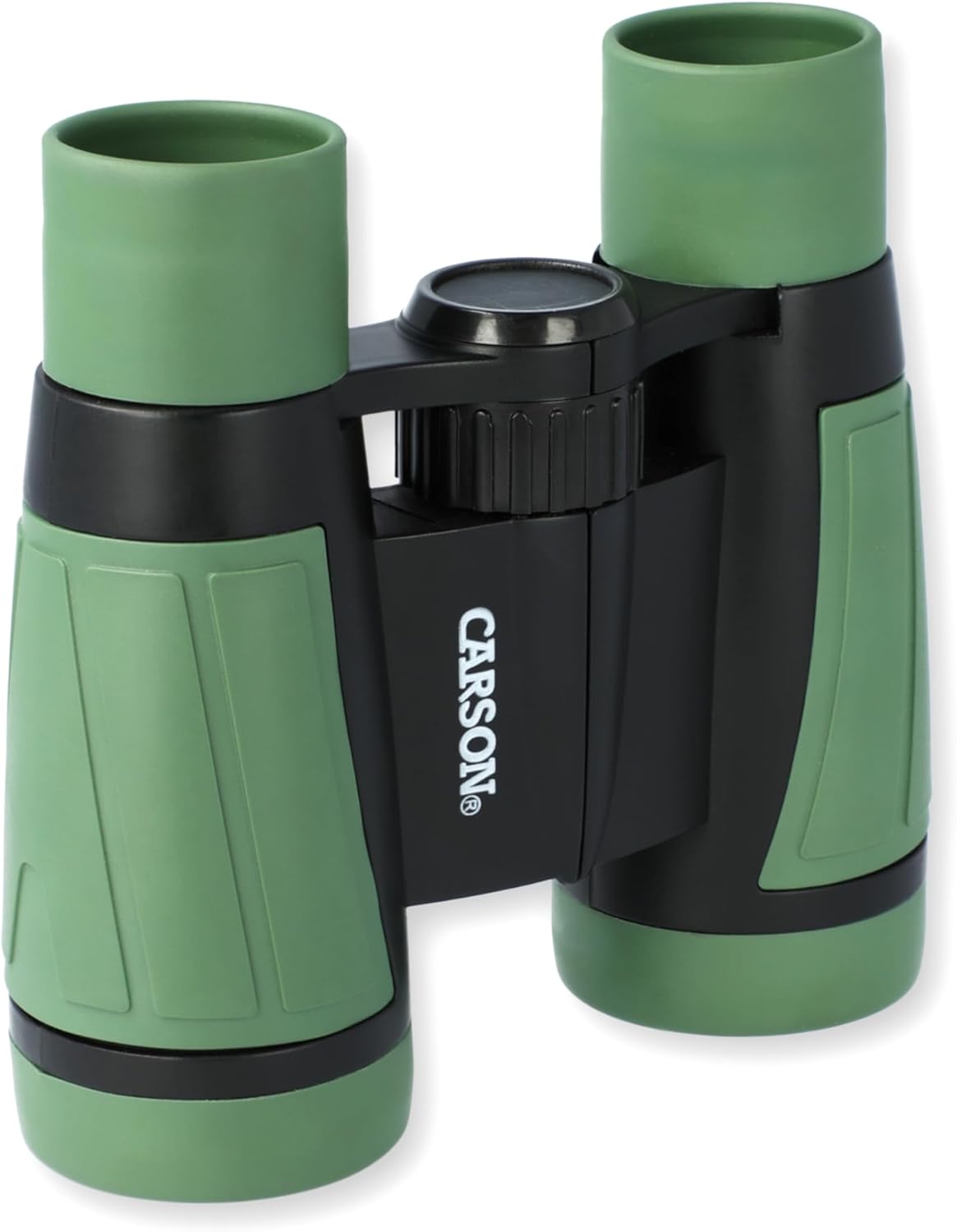 Carson AdventurePak Containing 30mm Kids Field Binoculars, Lensatic Compass, Flashlight and Signal Whistle with a Built-in Thermometer (HU-401), Multicolor