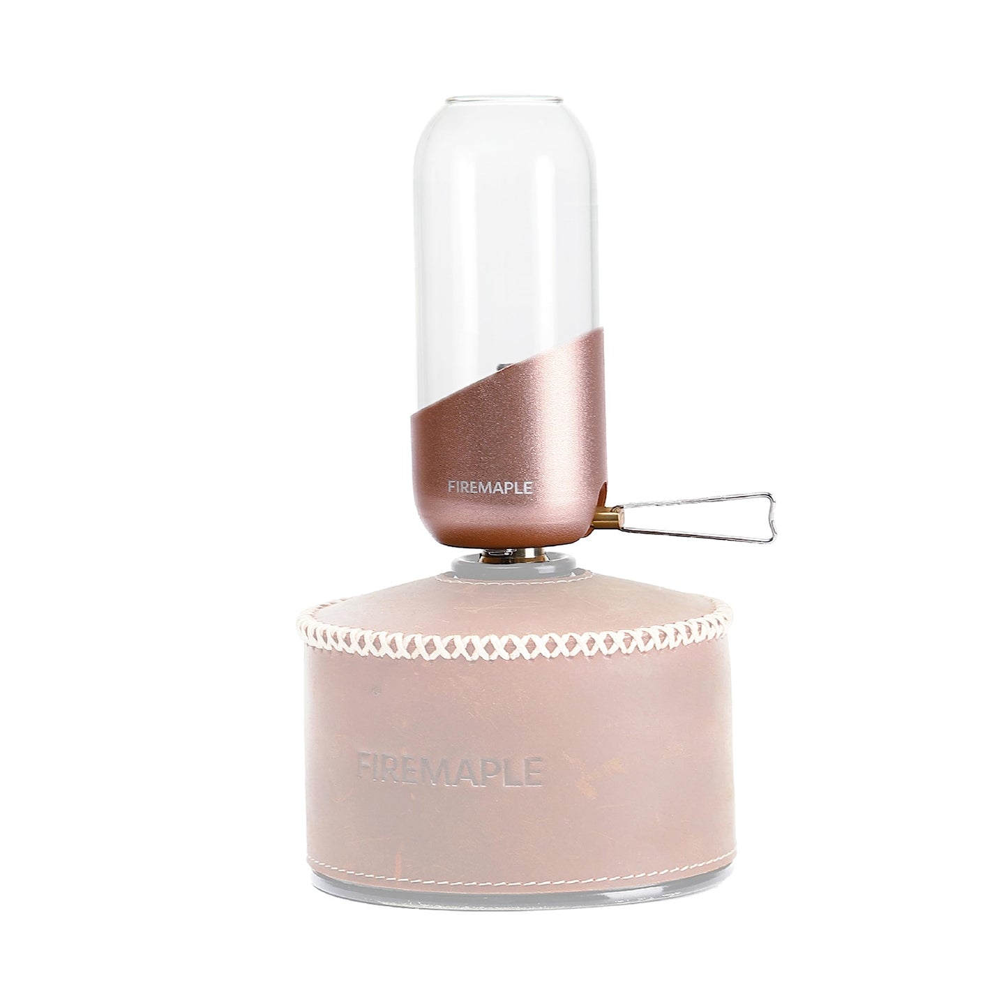 Fire Maple Orange Camping Light, Propane Lamp，Gas Lantern, Glass Lampshade & Windproof, NO Mantles Needed, Brightness Adjustable, Heating, Camping Atmosphere &Bright Flames