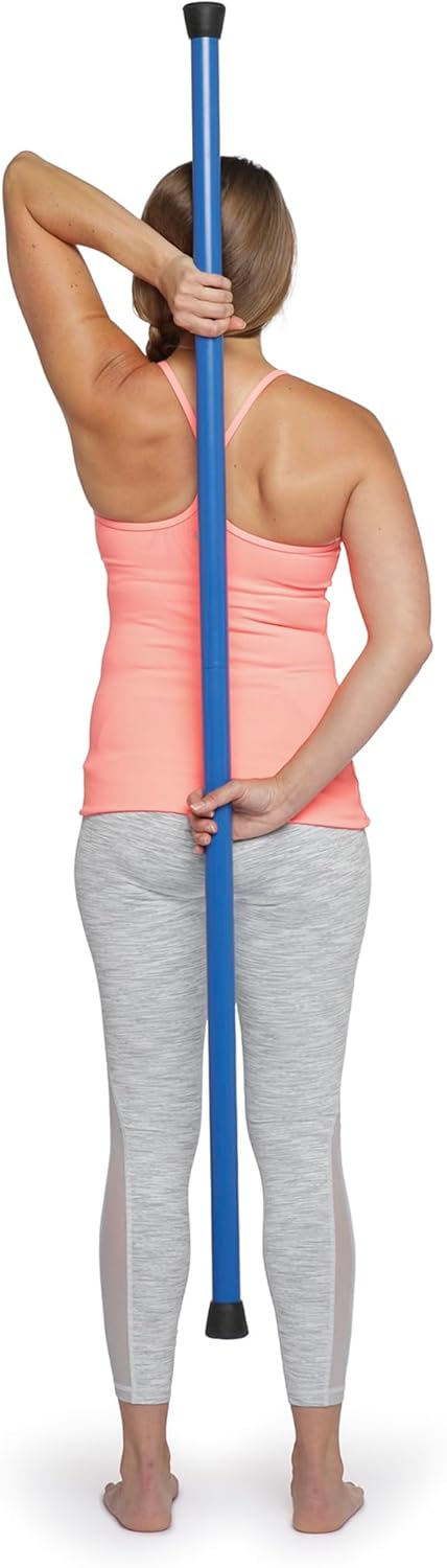OPTP Booyah Stik by Bob and Brad - Yoga Stick for Stretching, Walking, and Exercise - Physical Therapy Stick, Pilates Stick, or Fitness Stick for Balance and Mobility Training