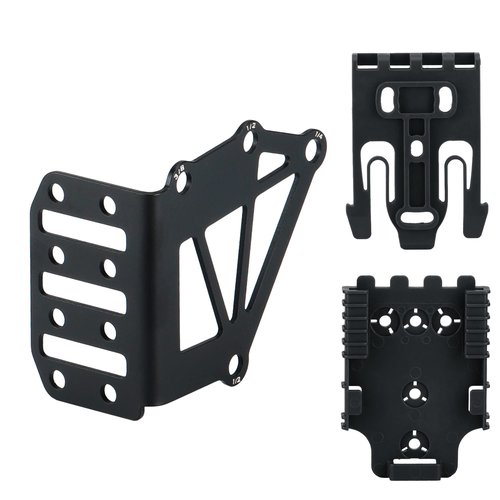 Guayma Tourniquet Holder Adapter with QLS Kit,Tactical Holster Adapter Police Airsoft Gear,BK