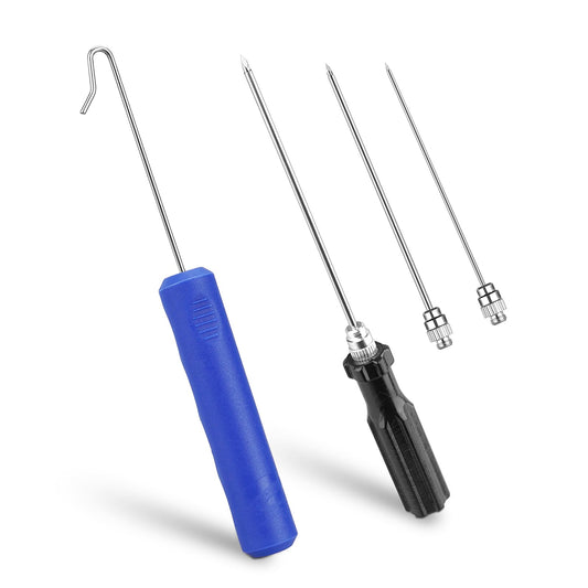 Fish Venting Tool with 1 Fish Hook Removers and 3 Stainless Steel Various Size Venting Needle, Fish Remover Tool for Saltwater and Freshwater Fishing Tools