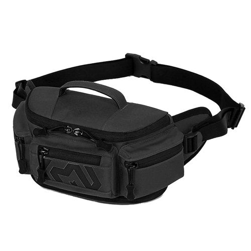 CamGo Tactical Fanny Pack for Men Women Expandable Military Waist Bag Hip Belt Bumbag Utility Bags for Hiking Climbing Fishing (#01-Black)
