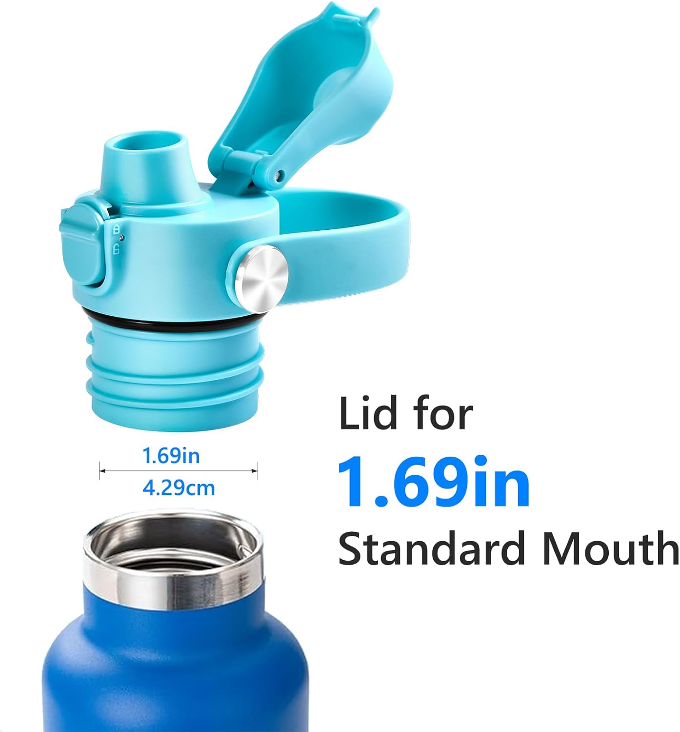 Hydro Flask Replacement Lid | BPA-Free Cap for Standard & Narrow Mouth Bottles