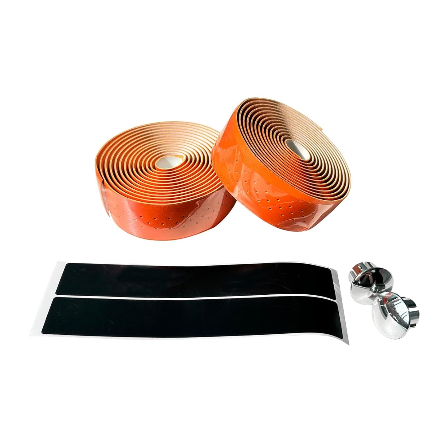 UPANBIKE Bike Handlebar Tape with Stomata Luxury Synthetic Leather Wraps for Road Bike Fixed Gear Bike (2pcs/Set)