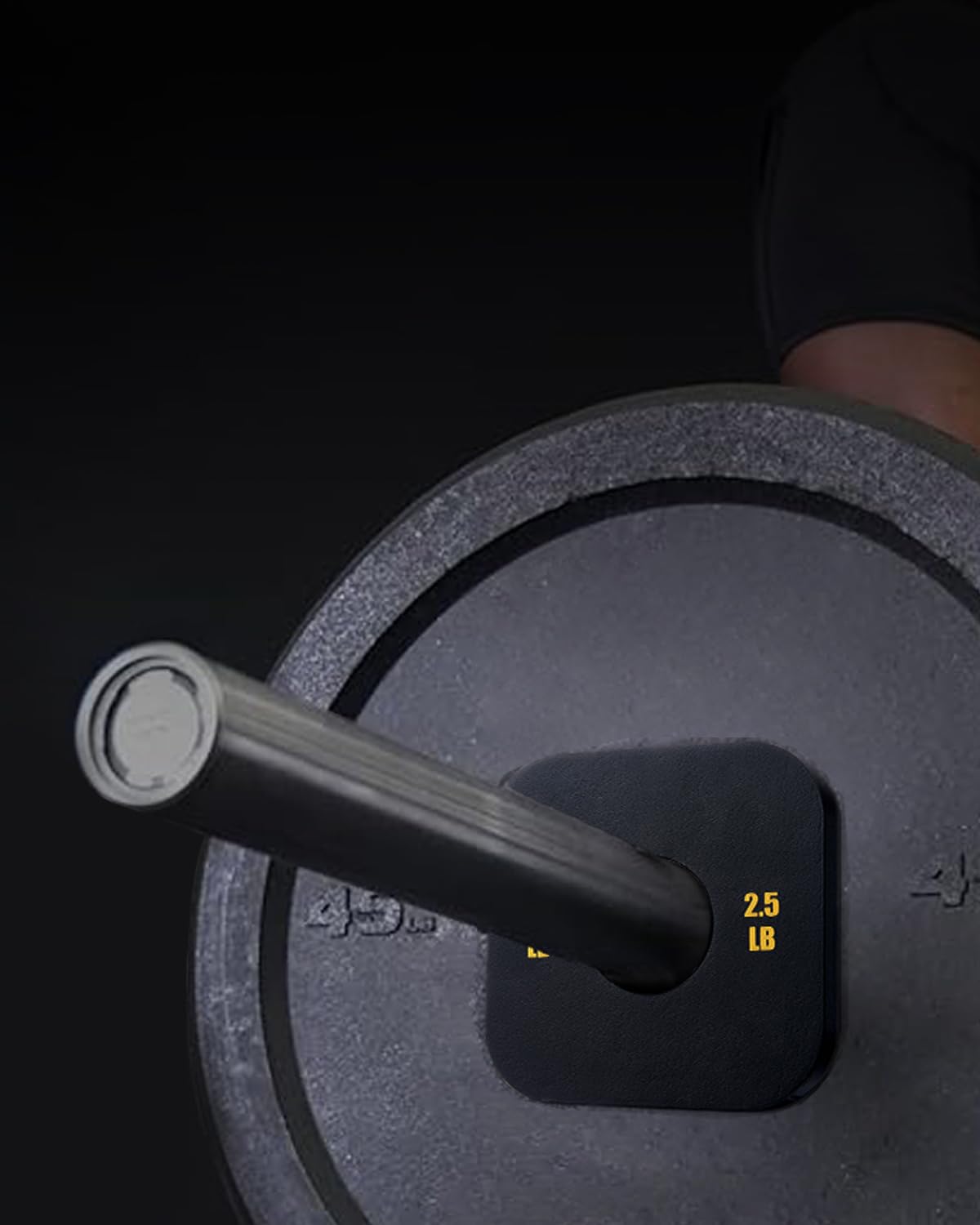 4 Piece Olympic Fractional Weight Plates Set 1.25LB 2.5LB Carbon Steel Change Plates for Weightlifting