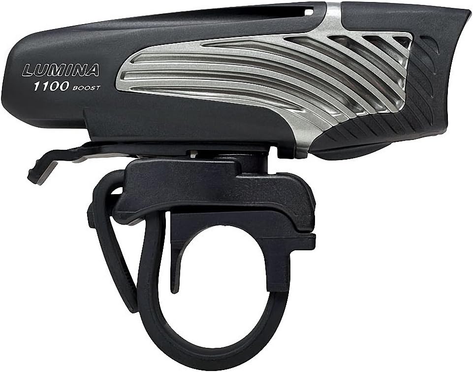NiteRider Lumina 1100 Boost USB Rechargeable MTB Road Commuter LED Bike Light Powerful Lumens Water Resistant Bicycle Headlight, LED Front Light Easy to Install Cycling Safety , Black