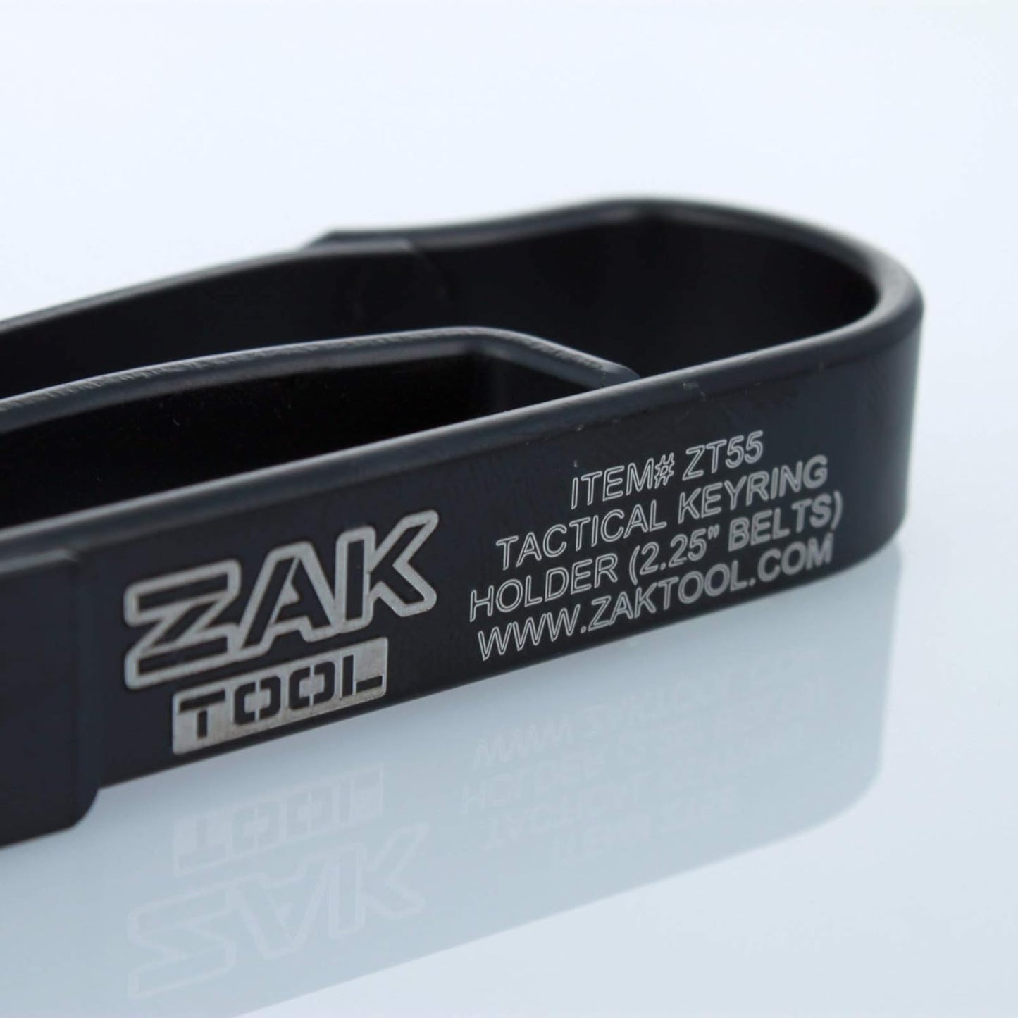 ZAKTOOL Police ZT55 Tactical Stealth Black Extreme Duty Key Ring Holder