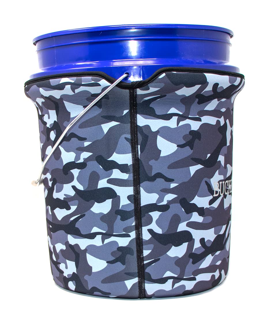 Bucket Cooler - 7mm Neoprene Sleeve for 5 Gallon Bucket (Urban Camo)