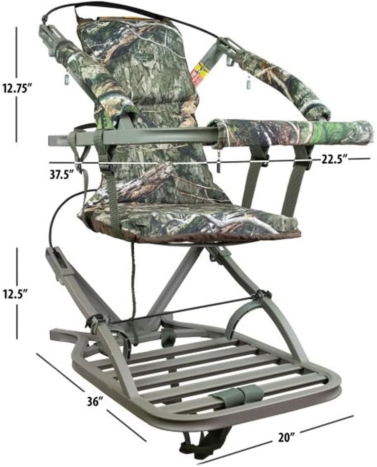 Viper SD Climbing Treestand by Summit Treestands - Lightweight Camo Design