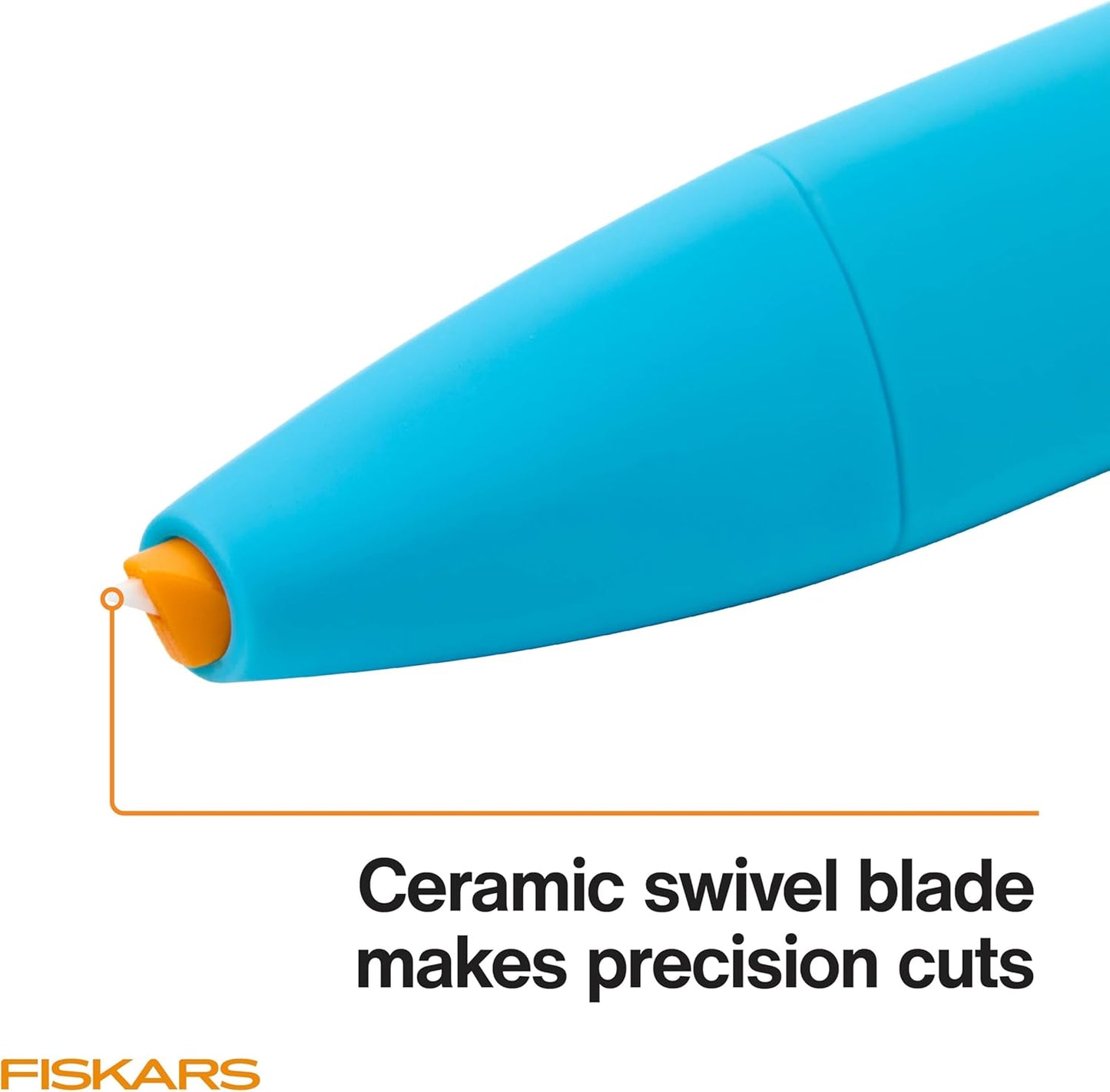 Fiskars Kids Junior Paper Trimmer – Turquoise Safe and Easy Paper Cutter for Crafting and School Projects 7 x 11.5 Inches