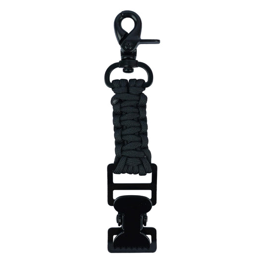 KUNN Single-head Tactical Glove Clip Holder Work Glove Holder Clip for Tactical Backpack, Tool Belt, Hiking Bag Black