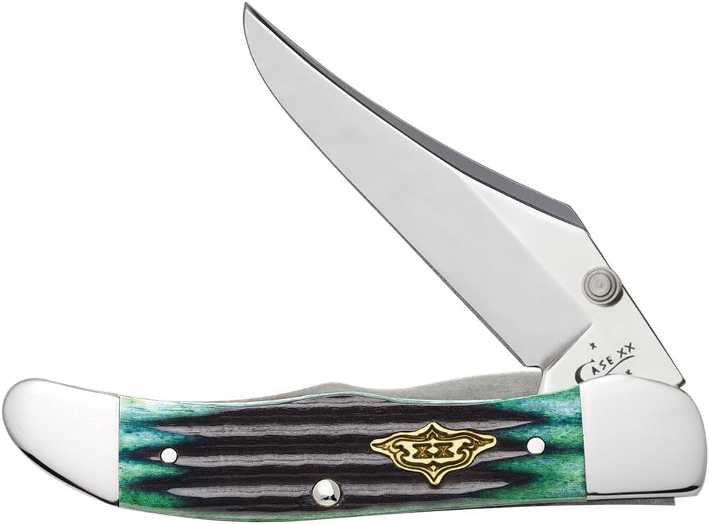 Case WR XX Pocket Knife Brown Rosewood Folding Hunter Item #189 - (6265Sab SS) - Length Closed: 5 1/4 Inches