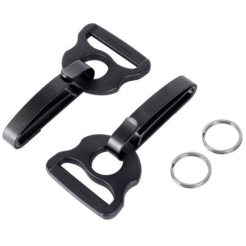 SdTacDuGe Metal Key Ring Holder Quick Hook System Belt Loop Fit up to 2.25” Wide Belt-2 Pack