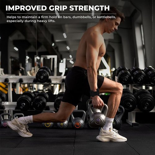 YAGHZU Weight Lifting Grips with Wrist Straps - Non Slip Lifting Straps for Weightlifting, Deadlifting, Powerlifting and Pull Ups, Padded Weight Lifting Gloves with Deadlift Straps for Women and Men