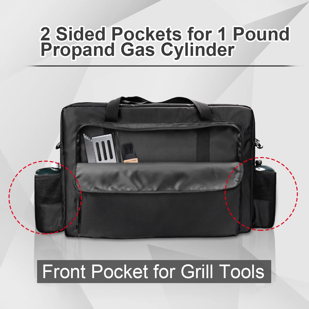 i frmmy Premium Camp Stove Carry Case with 0.4 inch Thicken Pearl Foam, Excellent Protection for Coleman 2-Burner Gas Stove