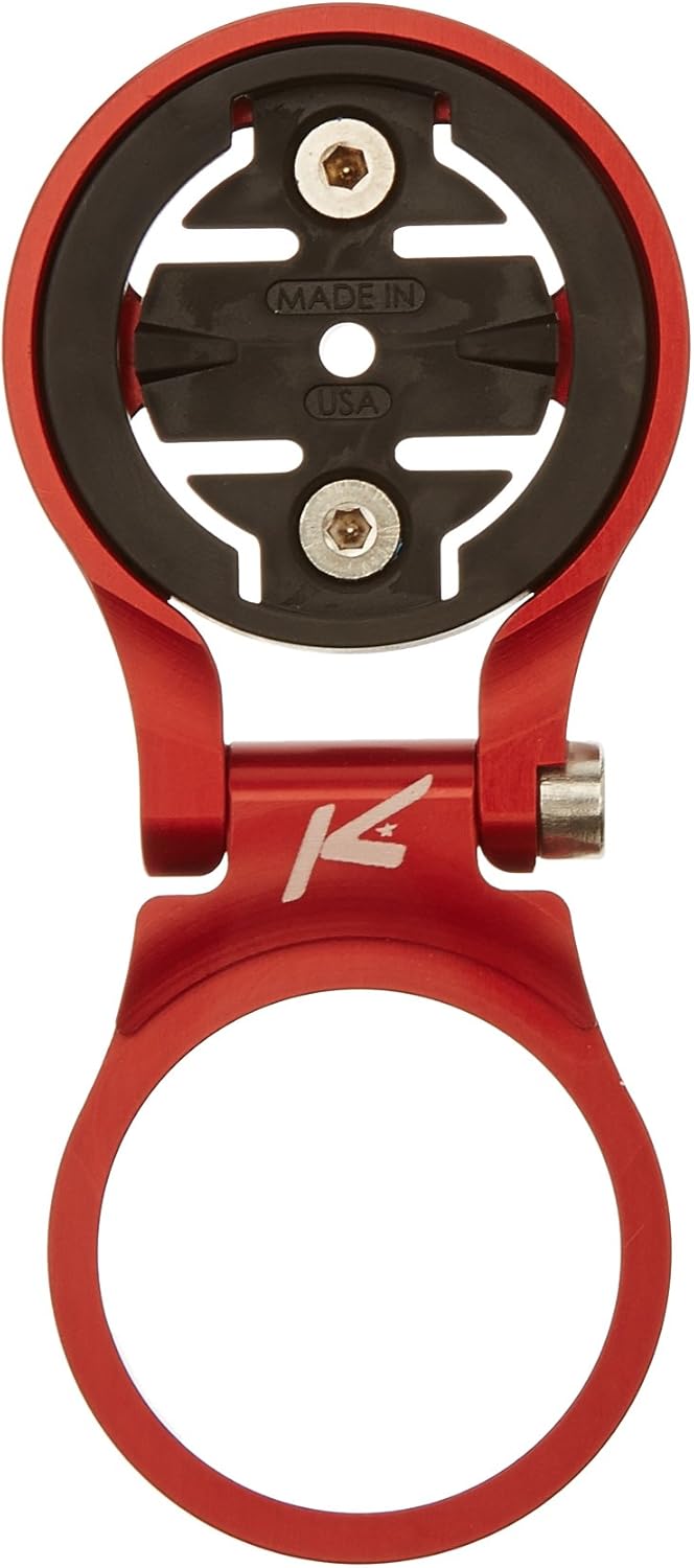 Garmin Adjustable Stem Bicycle Computer Mount | K-Edge | Black, Durable & Lightweight