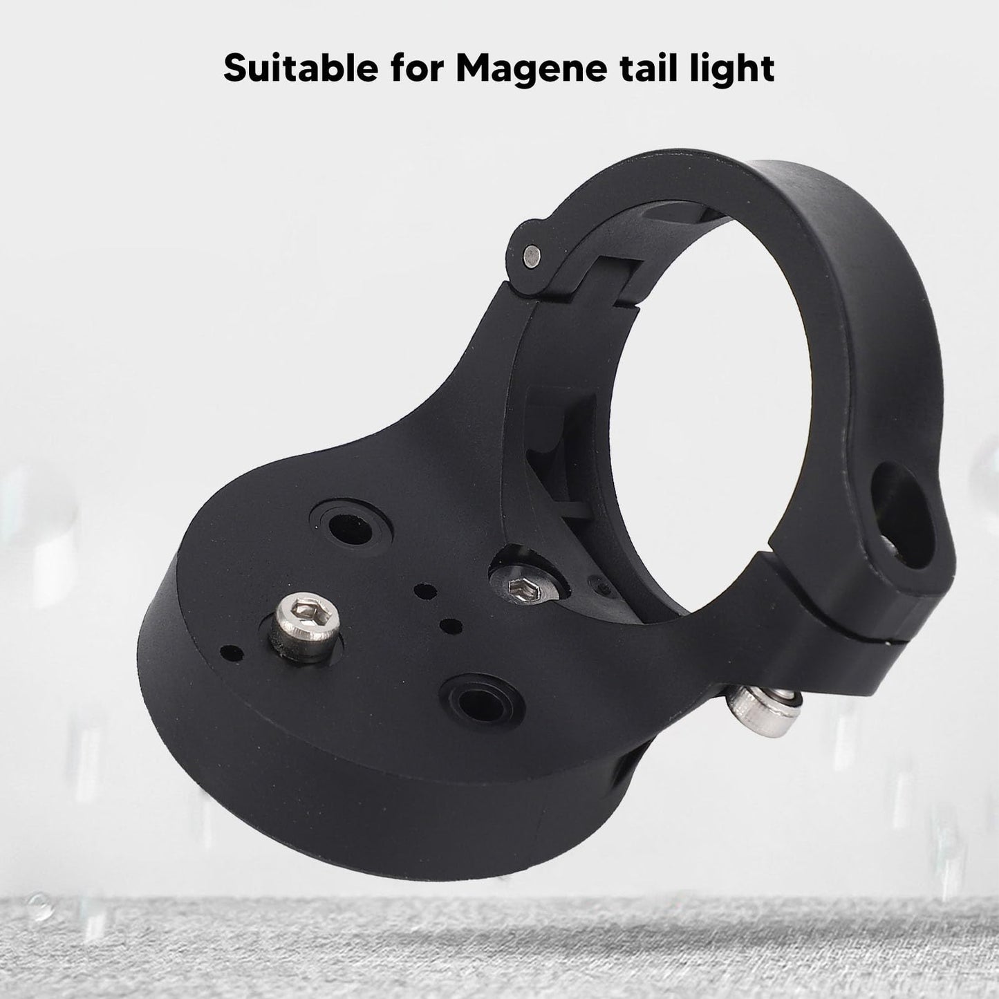 Alomejor Nylon Tail Light Bracket, Magene Tail Light Mount for 31.6mm, 30.8mm, and 27.2mm Seatposts