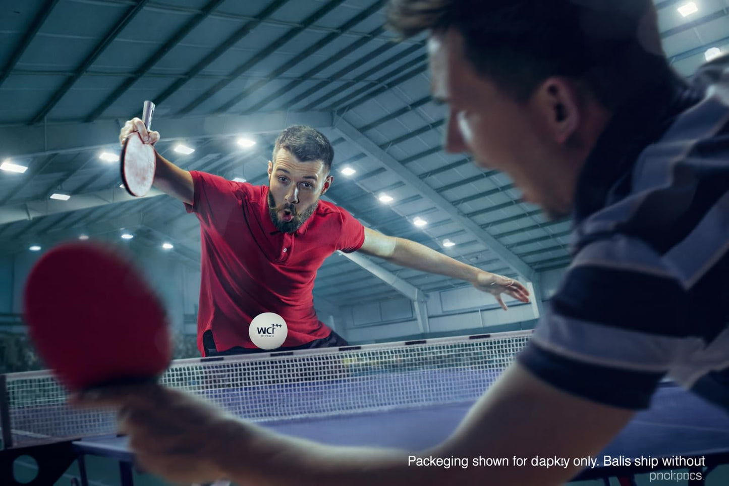 PARTY BALL Sports Ping Pong Balls – Official Size 40mm 3-Star Professional Table Tennis Balls, Durable High Performance for Training & Competition, White (6 Pack)
