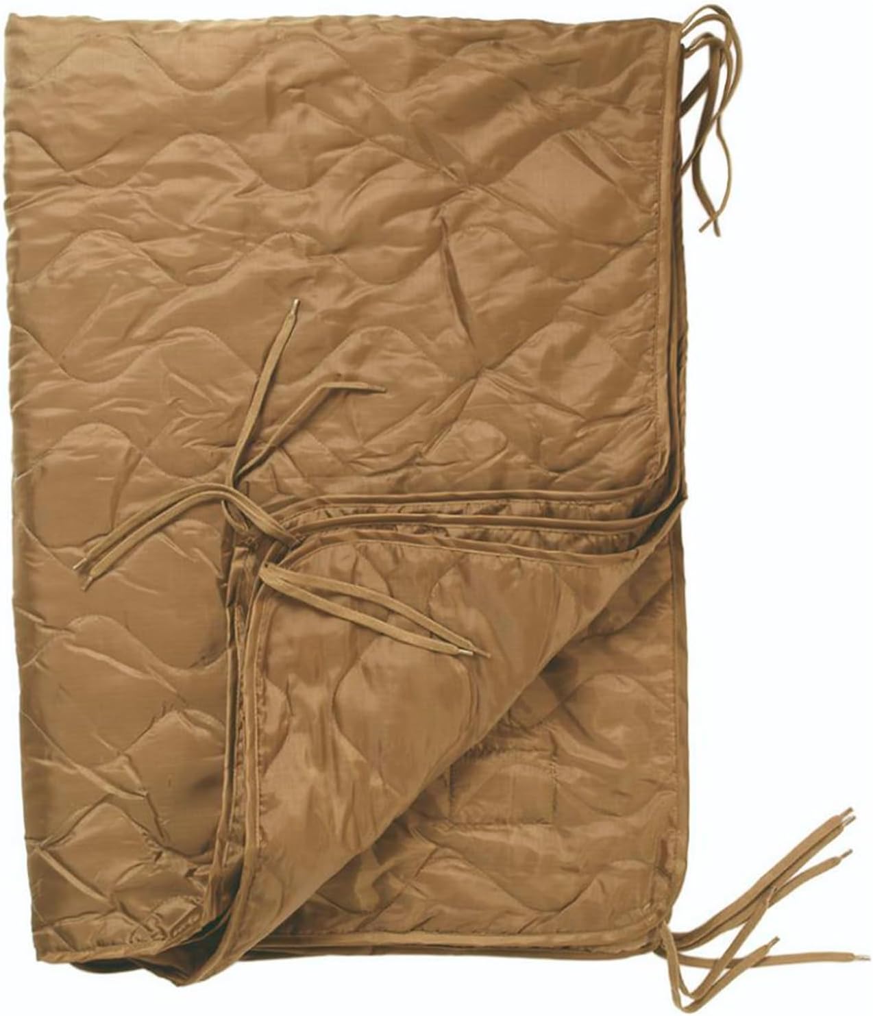 Mil-Tec Ripstop Poncho Liner - Lightweight Portable Durable Polyester Versatile Poncho Liner - Can be Used as Comforter, Blanket, Ground Mat, Sleeping Bag - Carry Bag Included - Flecktarn