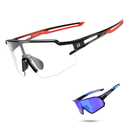 ROCKBROS Polarized Sunglasses with Photochromic Sports Sunglasses