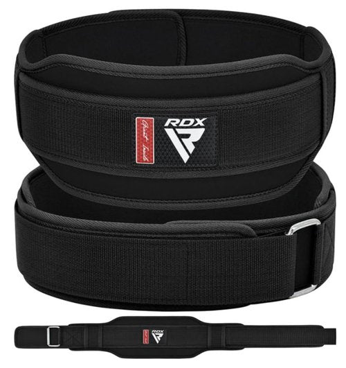 RDX RX5 Weightlifting Belt for Men & Women, Heavy Duty Powerlifting Belt with Thick EVA Foam Padding, Roller/Tension Buckle for Bodybuilding, Powerlifting, Lifting, Squat, Deadlift & Weight Training (X-Large)