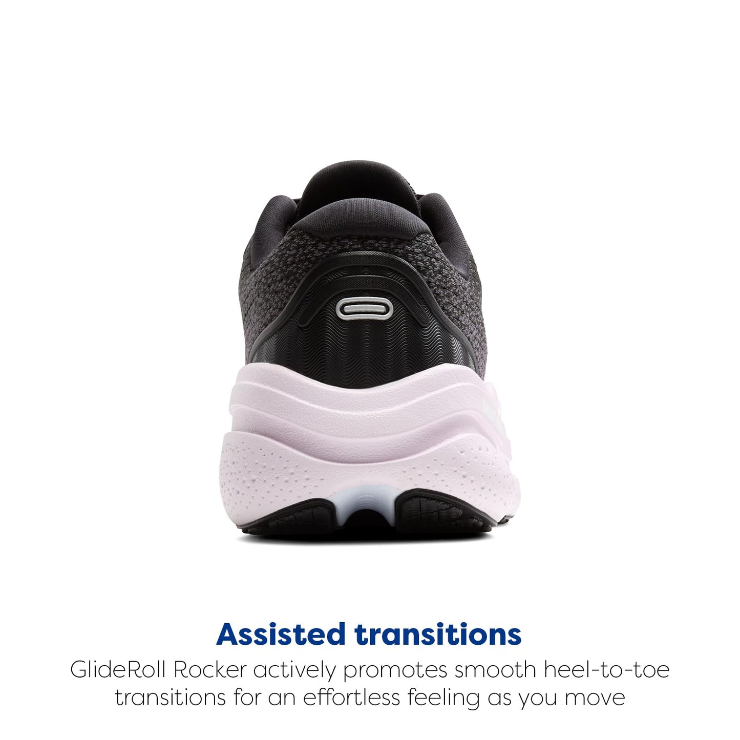 Brooks Women’s Ghost Max 2 Neutral Running & Walking Shoe - Black/White/Orchid Ice - 10 Medium