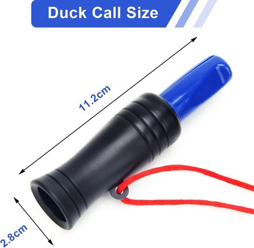 Qnsouioe Duck Call Lanyard with Camo Military Grade Duck Hunting Accessories with Drops Secures 6 Call, Hand Braided 550lb Paracord Goose Calls for Hunting Predator (Duck Call Blue, Blue)