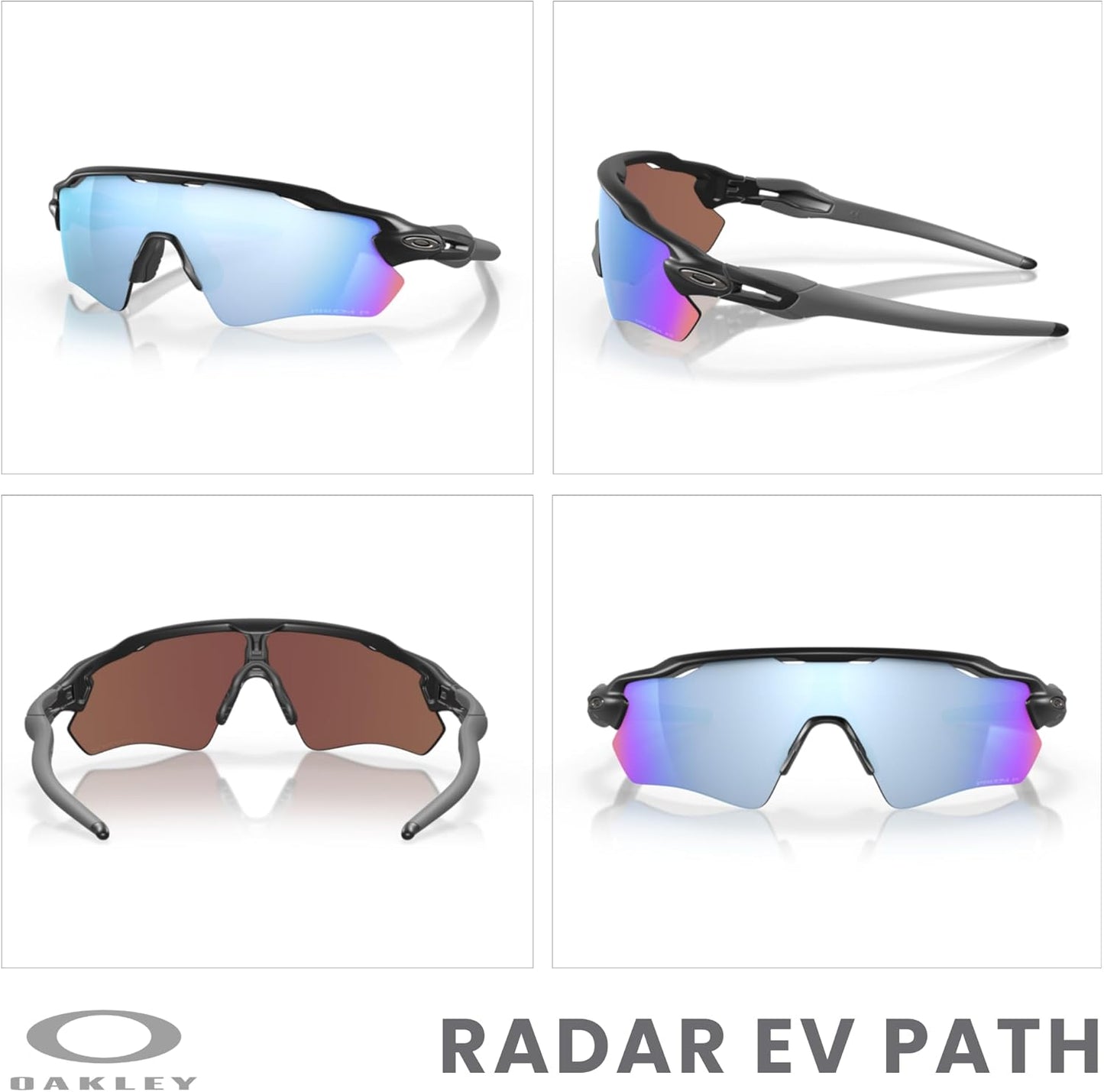 OAKLEY Radar EV Path OO9208 Sunglasses For Men+ Bundle Accessory Leash Kit, Microfiber Pouch