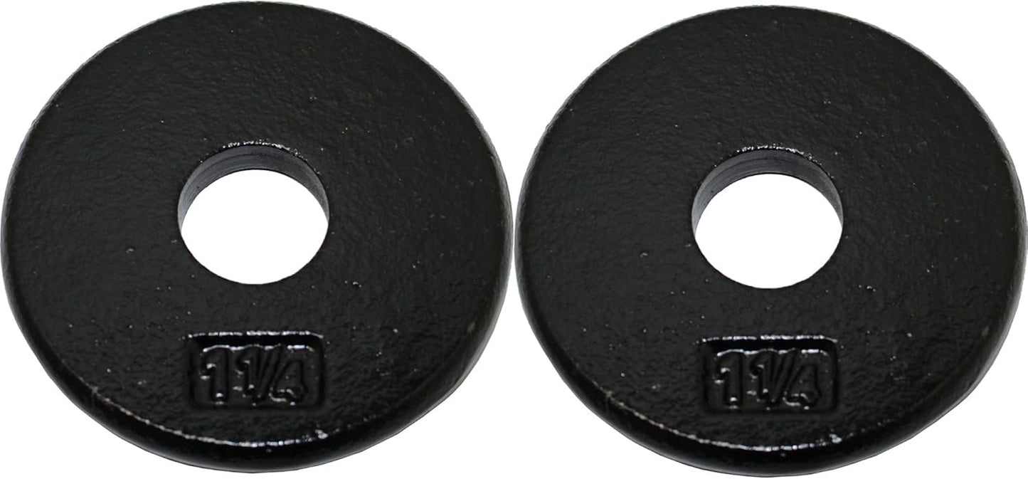 Ader Standard 1" Hole Cast Iron Weight Plate 1.25lb, 2.5lb,5lb, 7.5lb,10lb, 12.5lb,20lb. 25lb,50lb