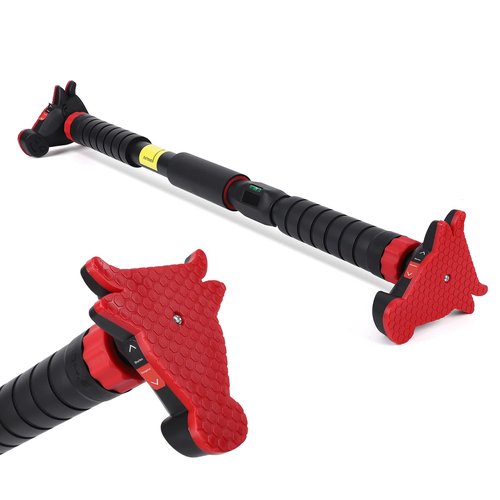Pull Up Bar for Doorway, Strength Training Pull-up Bars, No Screws, No Installation Required, Max Load 440 LBS Chin Up Bar with Level Meter and Adjustable Width for Home Gym