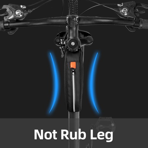 VENFOREST Bike Top Tube Bag Waterproof Bicycle Front Frame Bag Top Tube Bike Pouch for Road Mountain Bicycle Outdoor Cycling Travel Hiking