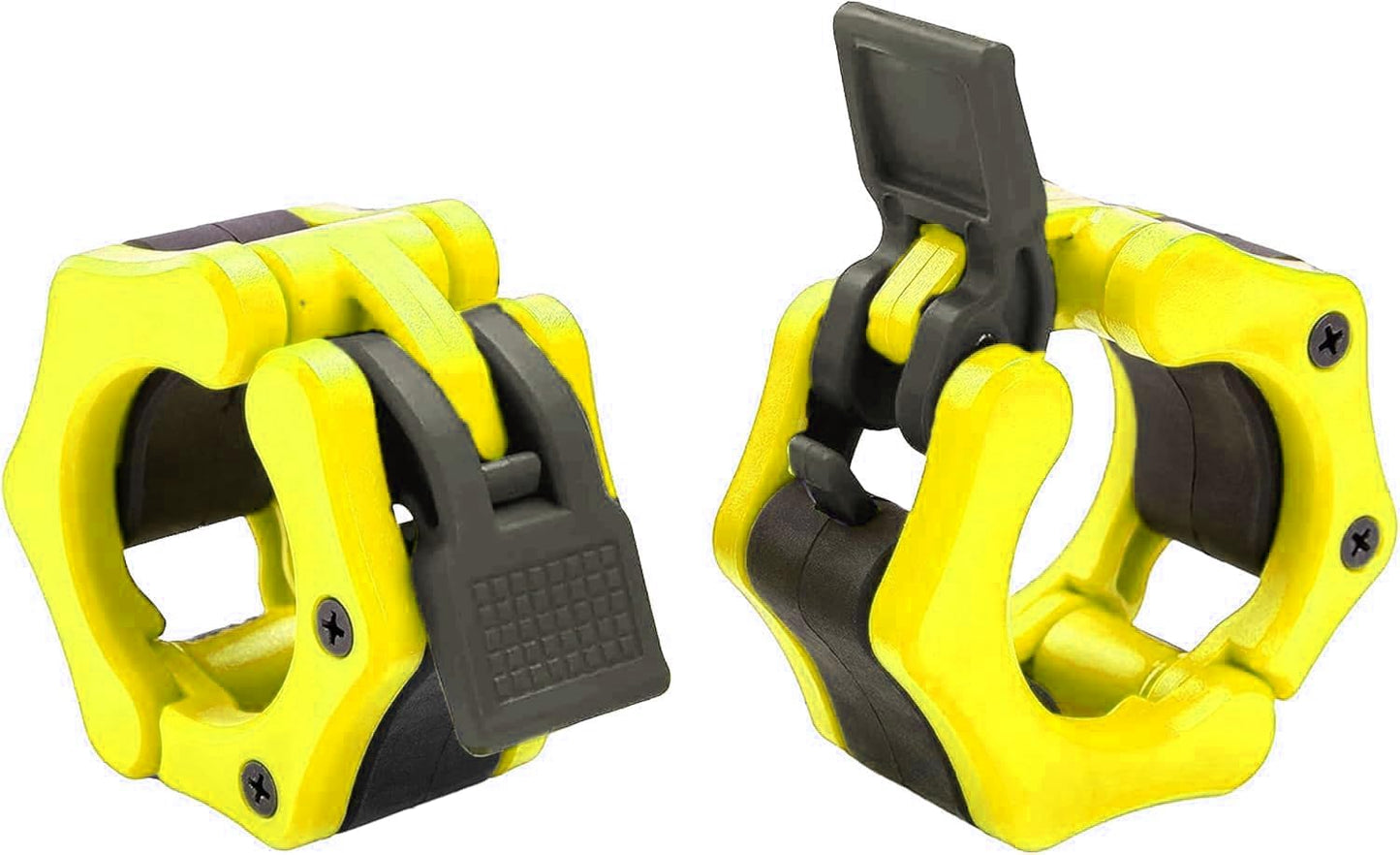 Olympic Barbell Collar 2 inch Quick Release Pair of Locking 2" Pro Weight Bar Plate Locks Clamp Clips for Workout Weightlifting Fitness Training
