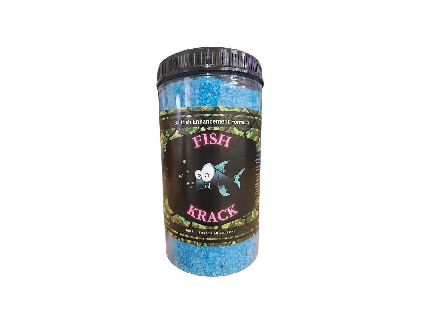 FISH KRACK - Baitfish Enhancement and Keeping Formula Additive for Minnow Buckets, Livewells and Bait Tanks. Keeps Holding Fish Alive Longer, Healthier, and Improves Performance Levels.