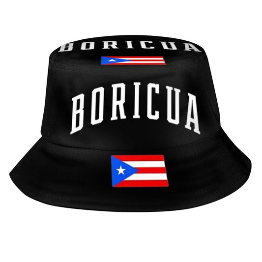 Puerto Rico Bucket Hat Cute Fisherman Hat Pr Flag Bucket Hats Sun Hat for Fishing Hiking Camping