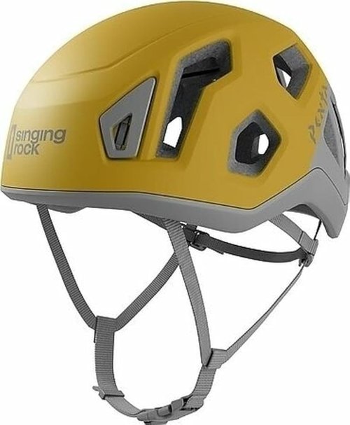 Singing Rock Penta 2 Lightweight Climbing Helmet | Ideal for Sport Climbing, Trad Climbing, and Mountaineering | Yellow Extra Large