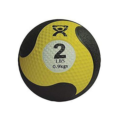 CanDo Rubber Medicine Balls, 7 lbs, Green
