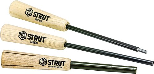 Hunters Specialties Realistic Sounds Easy-to-Use Weather Resistant H.S. Strut Storm Strikers Peg Pack of 3