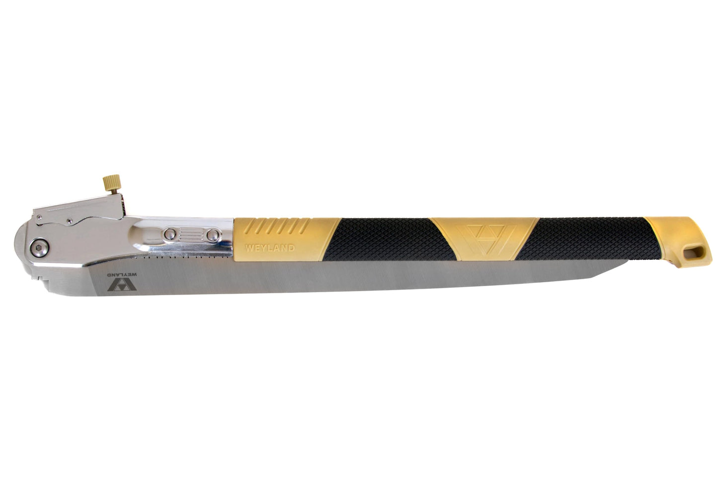 WEYLAND 20" Folding Hand Saw: 500 mm Large Foldable Blade for Bushcraft Backpacking and Survival - Big Silky Smooth Tool for Cutting Trees Logs Pruning Branches Bushcrafting Camping and Backpacking