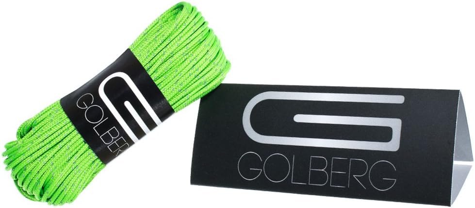 GOLBERG G 1.8mm Fluorescent Reflective 95lb Paracord – 20 Meters – Perfect for Guyline, Tent Rope, Camping, Hiking – (Reflective Neon Orange)