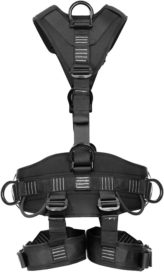 Fusion Climb Tac Rescue Tactical Full Body 3d Eva Padded Heavy Duty Adjustable Zipline Harness 23kn
