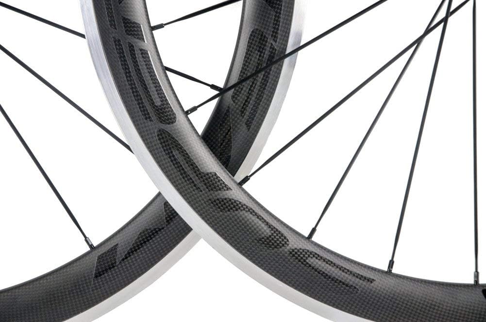 Superteam 50mm Depth Clincher Rim with Alloy Brake Surface Matte Finish Road Wheelset