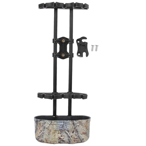 Dilwe Archery Quiver, Quick Release Quiver Quiver Holder Box for 5 Arrows Quiver for Compound Bows Container Accessory (Camouflage)