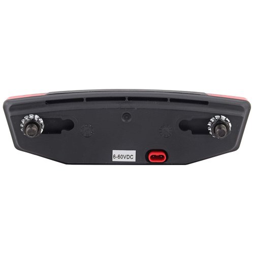 Electric Tailight E LED Warning Light, Night Riding Tailight Equipment Connector, Electric Accessories Rear Light High Brightness 4.1x1.4x0.6in