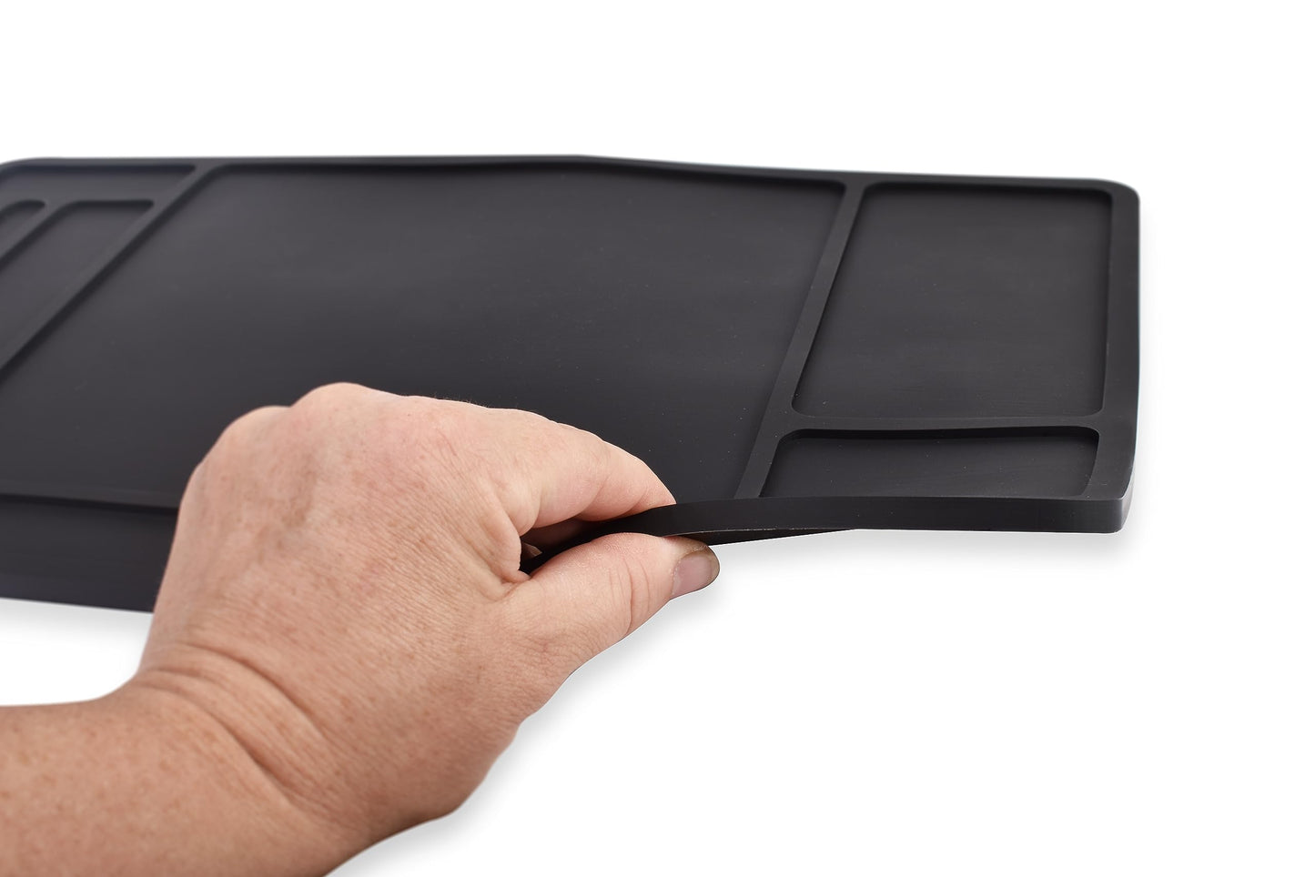 Yolju Gun Cleaning Mat -Maintenance Accessory -Moulded Storage Compartments -for Keeping Tools Secure/Organized -Complete with Cleaning Swab Sticks