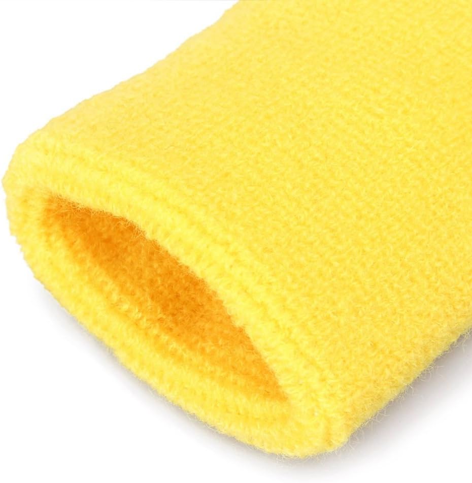 Mallofusa 10 Pack Colorful Sports Basketball Football Absorbent Wristband Party Outdoor Activity