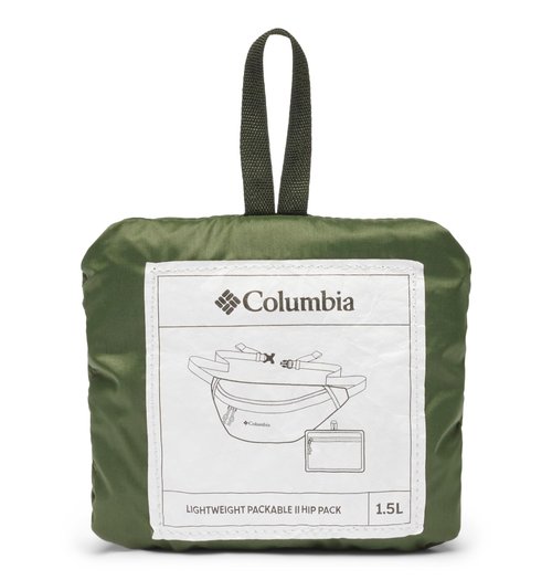 Columbia Unisex Lightweight Packable Hip Pack, Canteen/Greenscape, One Size