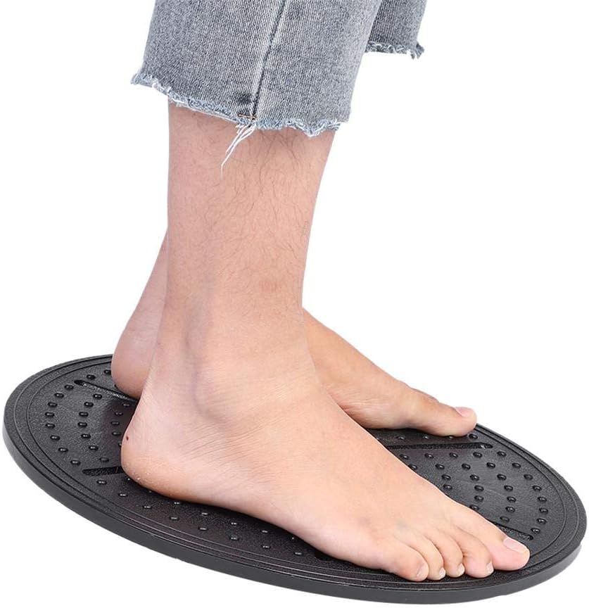Wobble Balance Board, Plastic Workout Stability Disc, Yoga Training Fitness Exercise Stability Balancing Trainer, for Home Gym, Rehabilitation, Cross Training, Strength Training, Balance Training