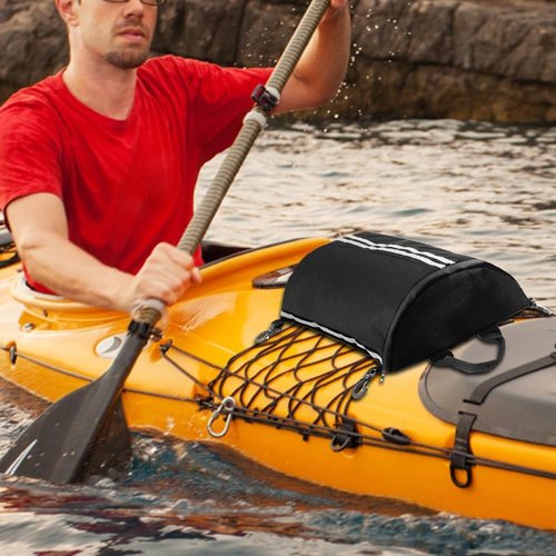 MiOYOOW Paddleboard Deck Bag, Waterproof Paddleboard Deck Organizer Reflective Stand Up Paddleboard Storage Accessories with Hooks for Paddle Board Surf Board Kayak Boat Canoe