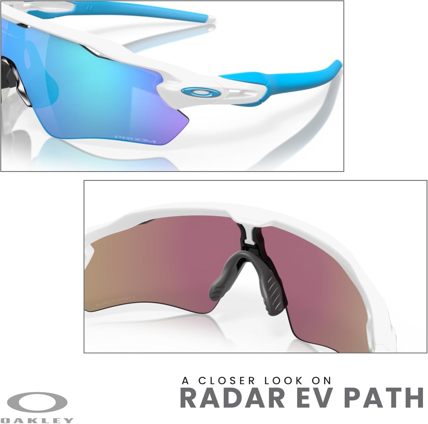 OAKLEY Radar EV Path OO9208 Sunglasses For Men+ Bundle Accessory Leash Kit, Microfiber Pouch